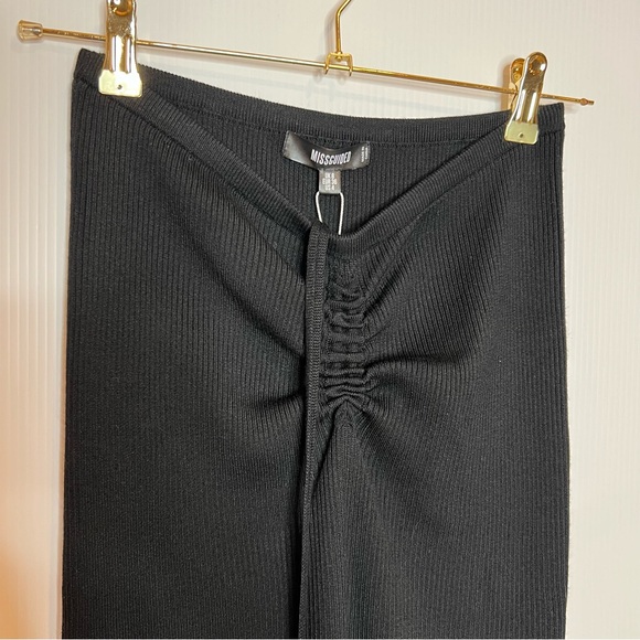 NWT MISSGUIDED Ribbed Knit Bodycon Midi Skirt. Size 4 - Picture 4 of 9